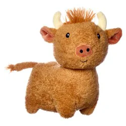 American Greetings Brown Highland Cow 8 inch Plush Toy