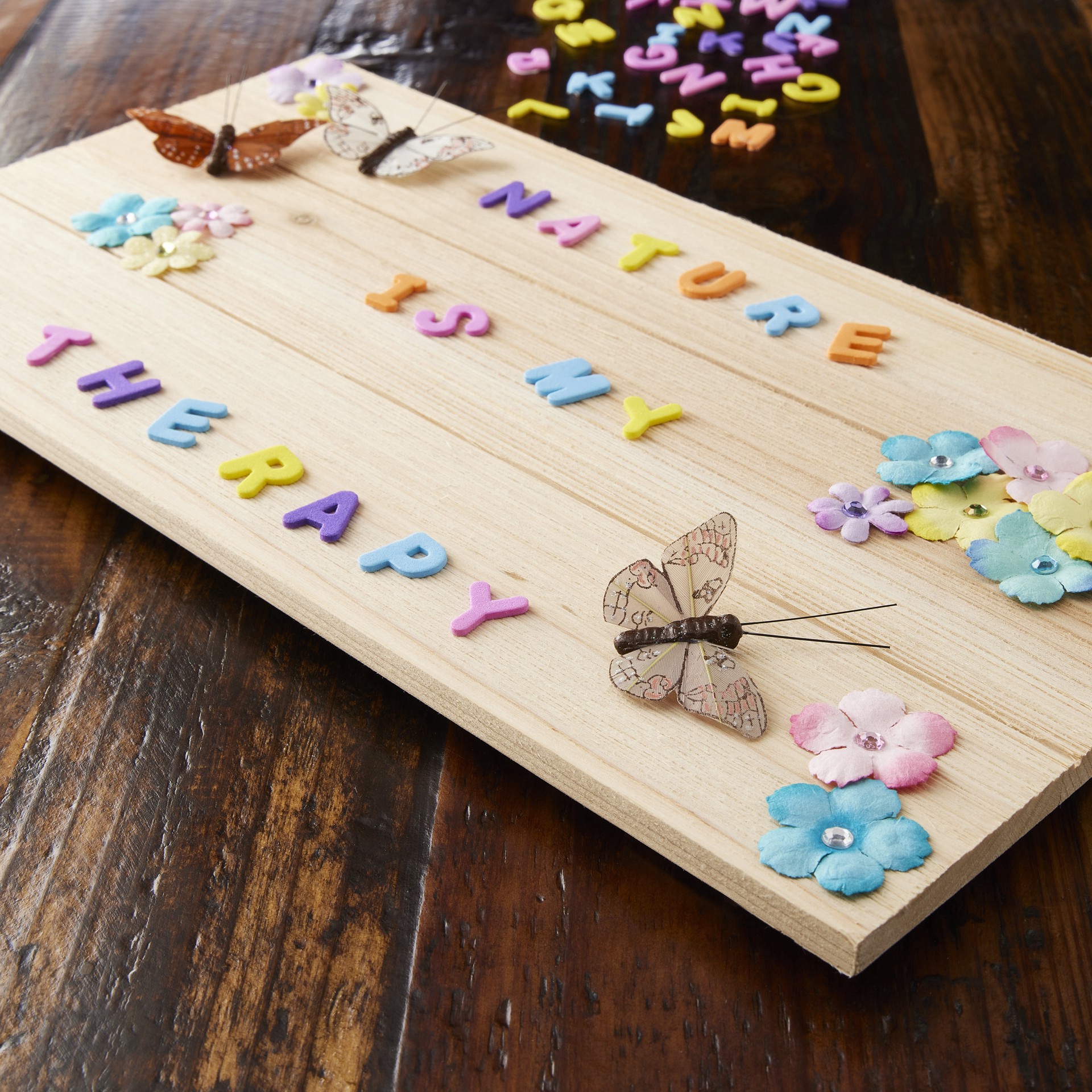 slide 3 of 4, 16" Unfinished Wood Plaque By Make Market, 16 in x 0.7 in x 8 in