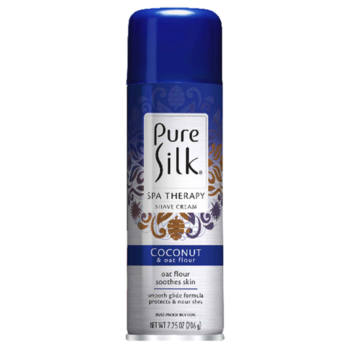 slide 1 of 1, Pure Silk Spa Therapy Shave Cream Coconut & Oat Flour, 7.25 oz