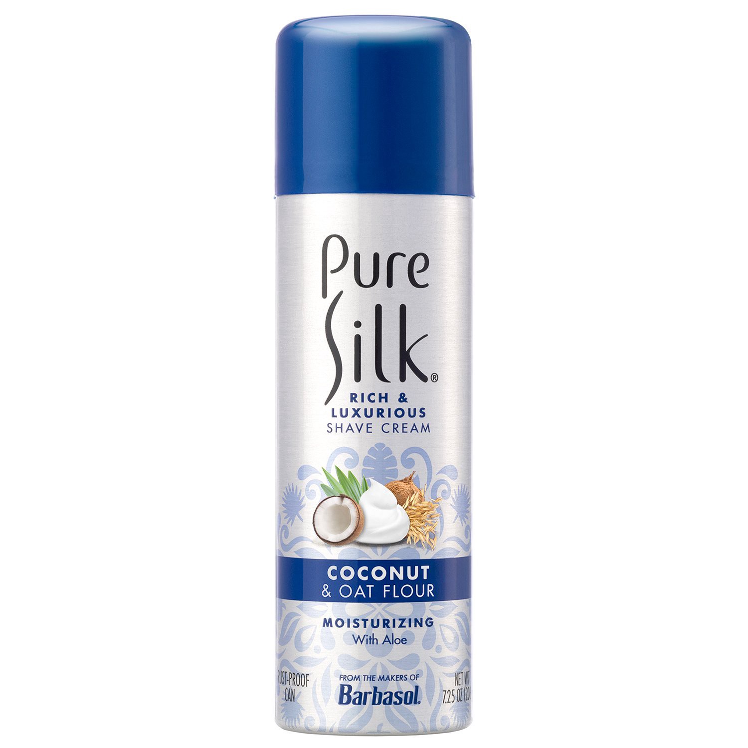 slide 1 of 1, Pure Silk Spa Therapy Shave Cream Coconut & Oat Flour, 7.25 oz