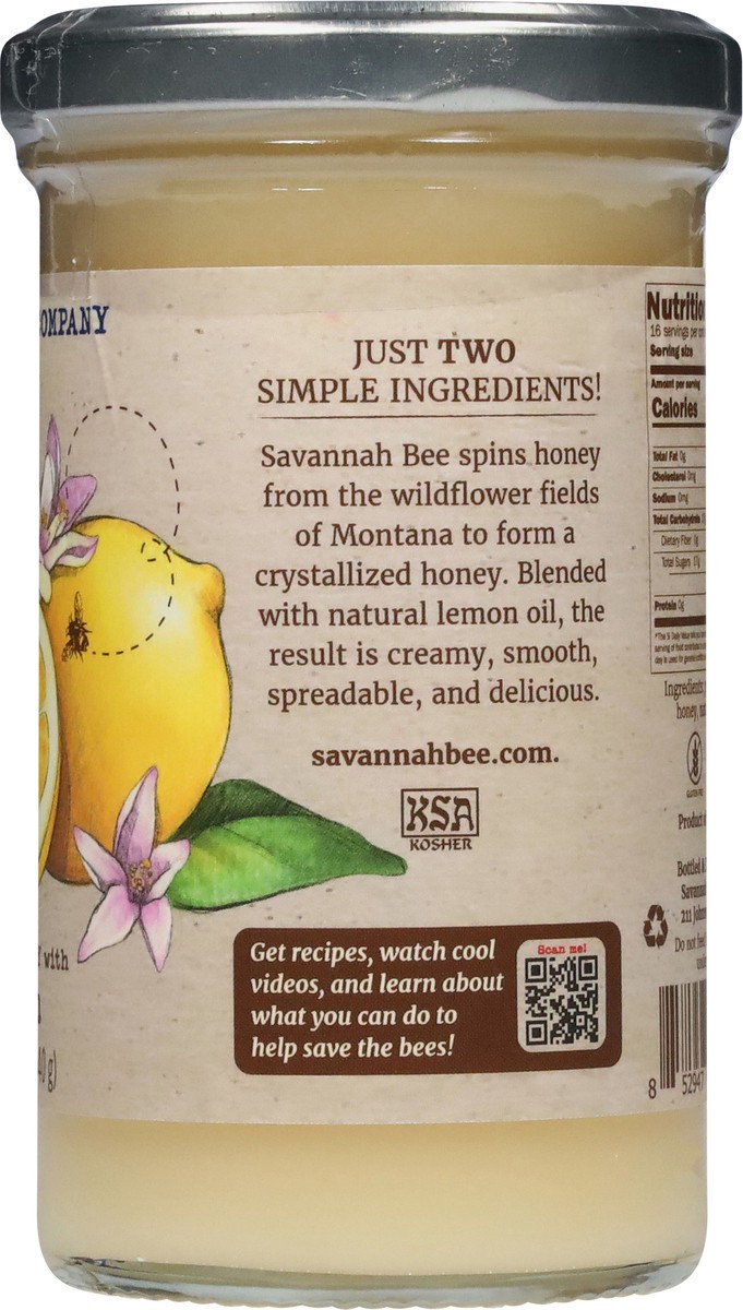 slide 11 of 14, Savannah Bee Company Lemon Whipped Honey - 12 oz, 12 oz