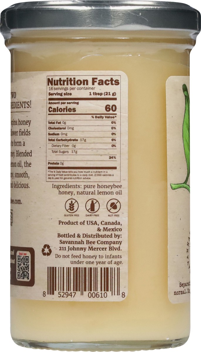 slide 8 of 14, Savannah Bee Company Lemon Whipped Honey - 12 oz, 12 oz