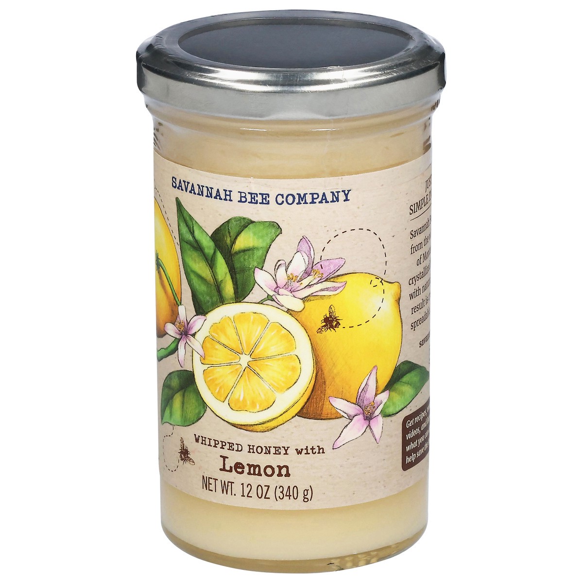 slide 3 of 14, Savannah Bee Company Lemon Whipped Honey - 12 oz, 12 oz