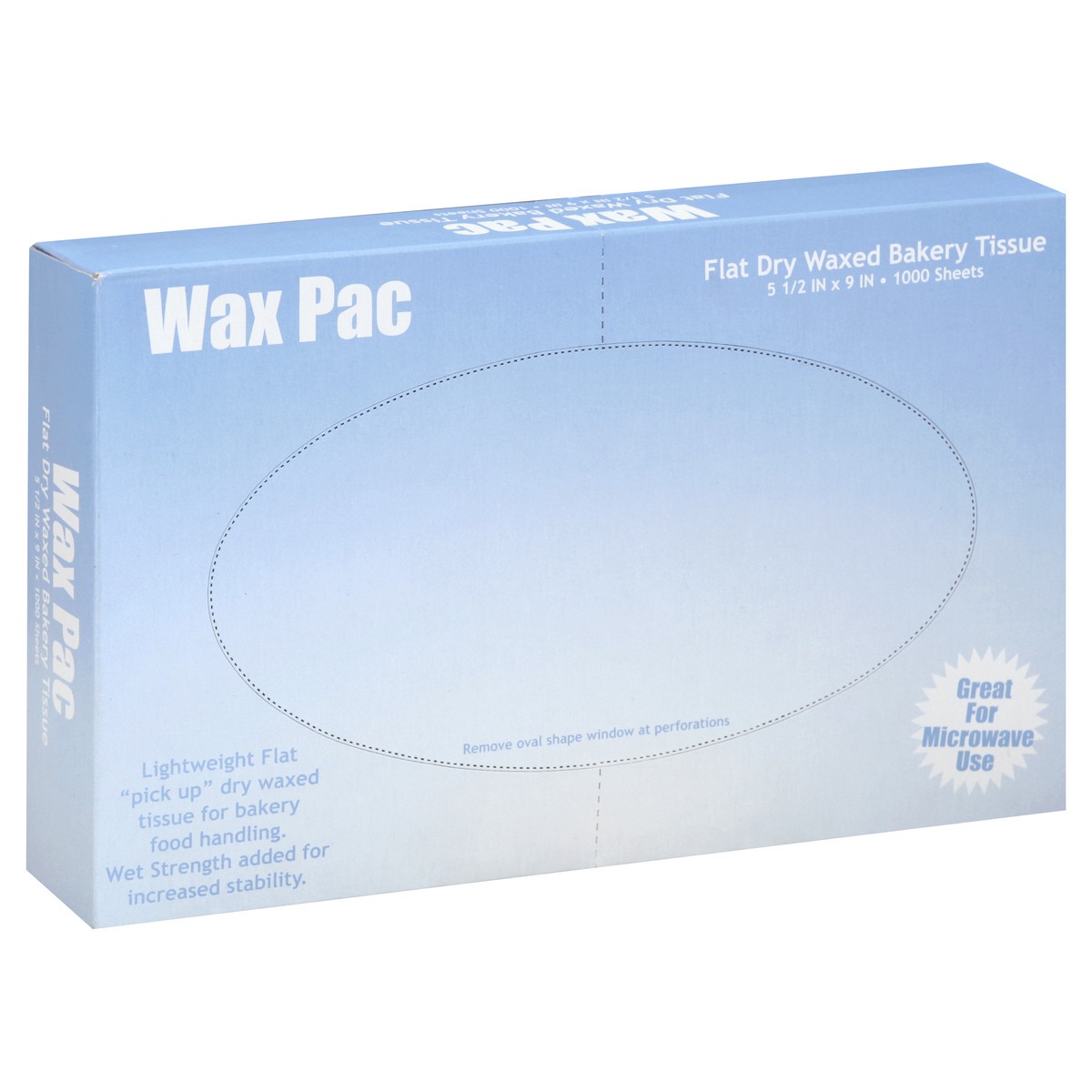slide 3 of 8, Wax Pac Flat Dry Waxed Bakery Tissue 1000 ea, 1000 ct