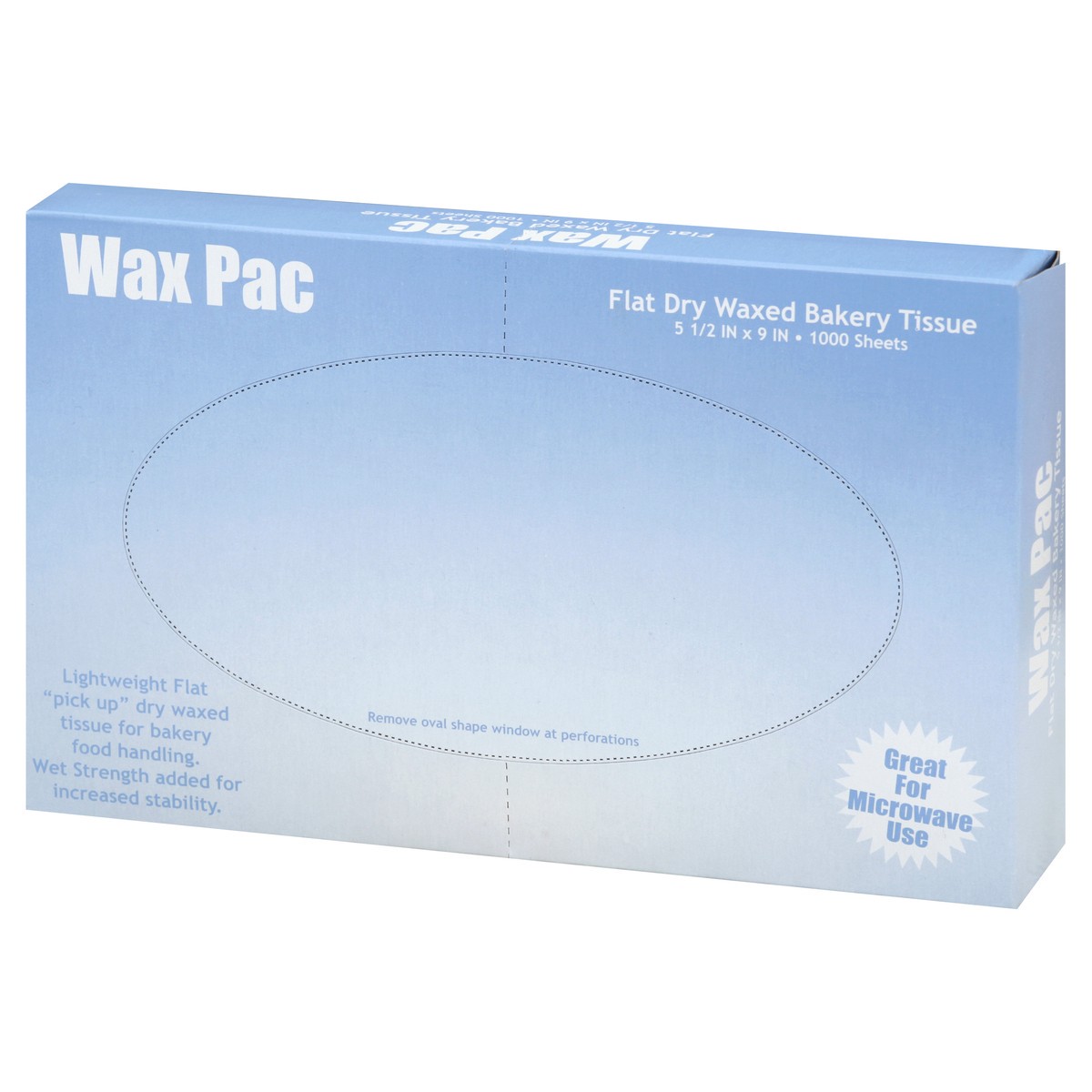 slide 6 of 8, Wax Pac Flat Dry Waxed Bakery Tissue 1000 ea, 1000 ct
