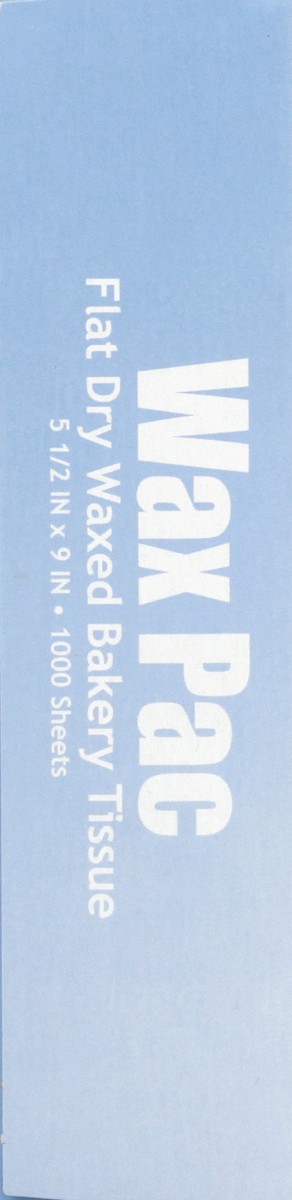 slide 7 of 8, Wax Pac Flat Dry Waxed Bakery Tissue 1000 ea, 1000 ct