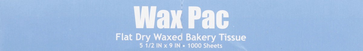 slide 2 of 8, Wax Pac Flat Dry Waxed Bakery Tissue 1000 ea, 1000 ct
