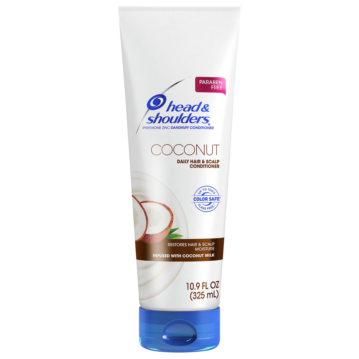 slide 1 of 3, Head & Shoulders Head and Shoulders Coconut Fresh Anti-Dandruff Paraben Free Conditioner, 10.9 fl oz, 10.90 fl oz