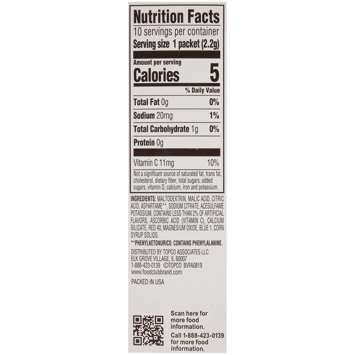 slide 2 of 9, Food Club Low Calorie Grape Drink Mix 10 ea, 0.77 oz