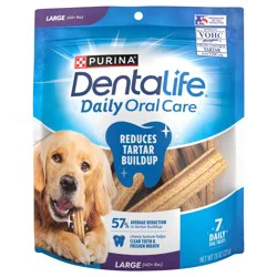 Purina DentaLife Made in USA Facilities Large Dog Dental Chews, Daily