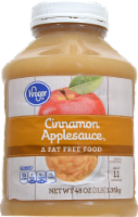 slide 1 of 1, Kroger Cinnamon Fat Free Applesauce, 48 oz