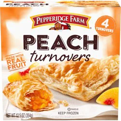 Pepperidge Farm Peach Turnovers Pastries, 4-Count 12.5 oz