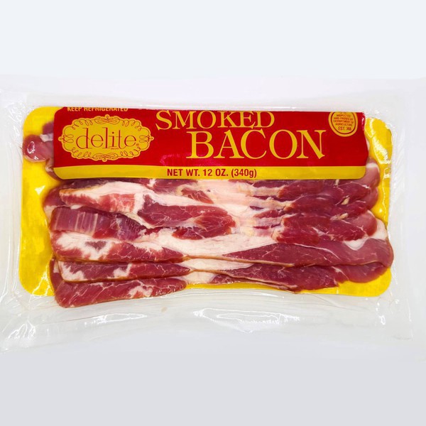 slide 1 of 1, Delite Smoked Bacon, 12 oz