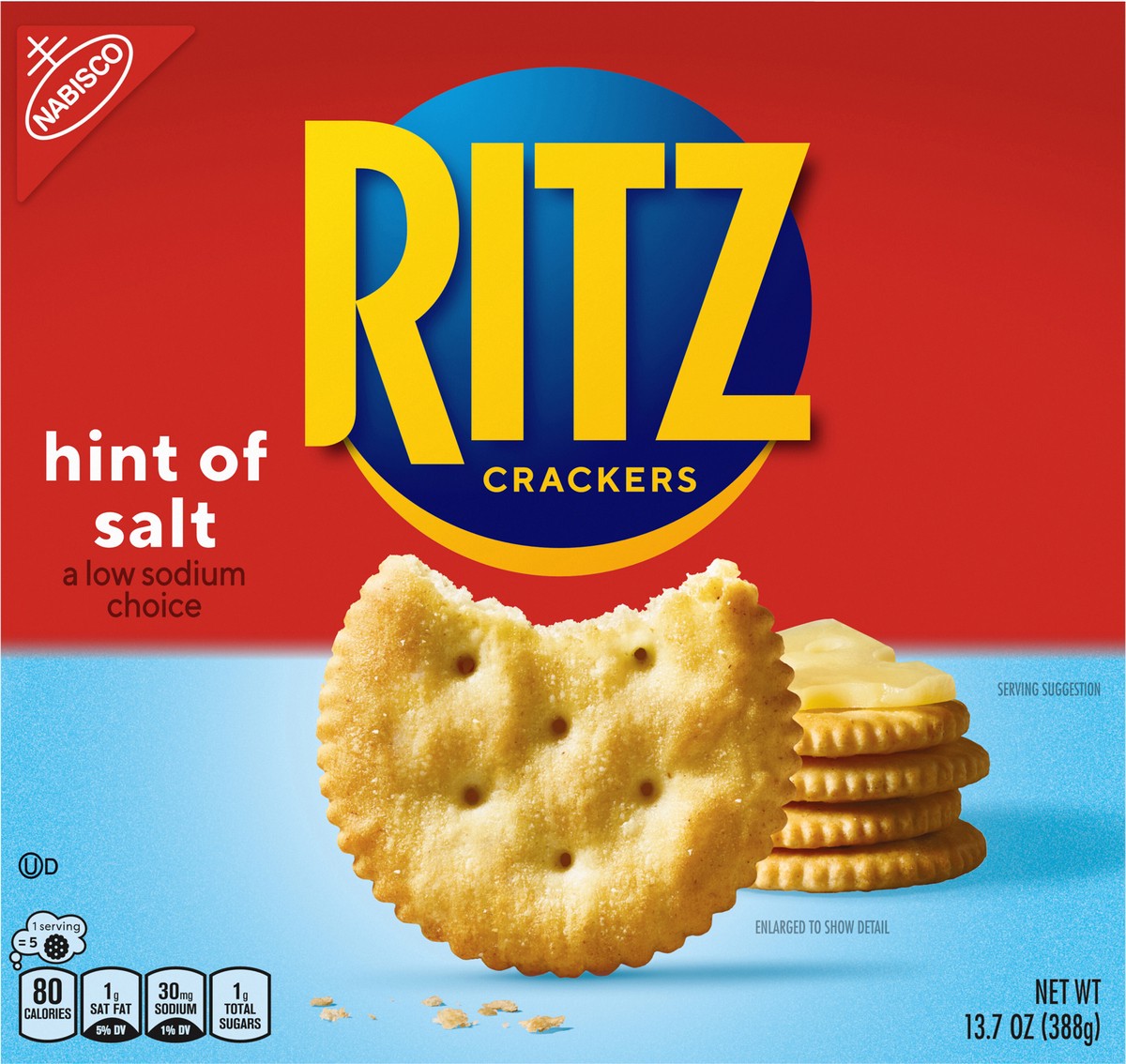 slide 8 of 9, RITZ Hint of Salt Crackers, 13.7 oz, 13.7 oz