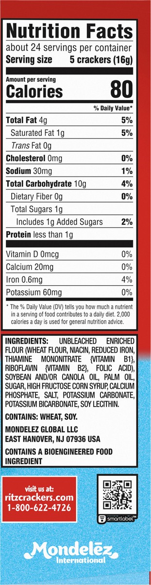 slide 7 of 9, RITZ Hint of Salt Crackers, 13.7 oz, 13.7 oz