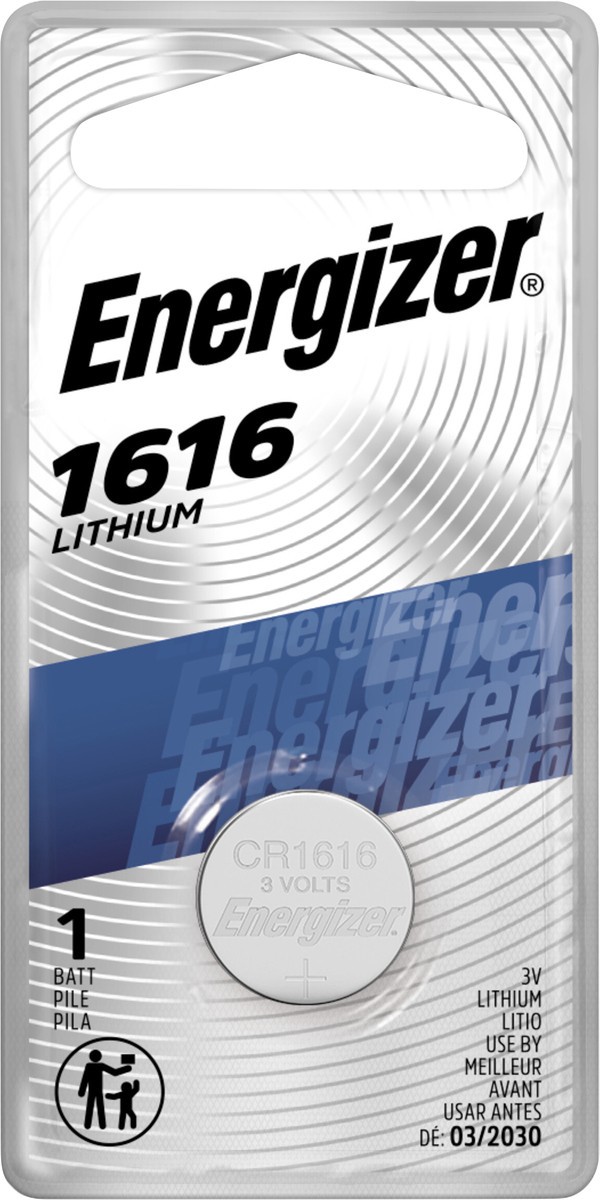 slide 2 of 3, Energizer 1616 Lithium Coin Battery, 1 Pack, 1 ct