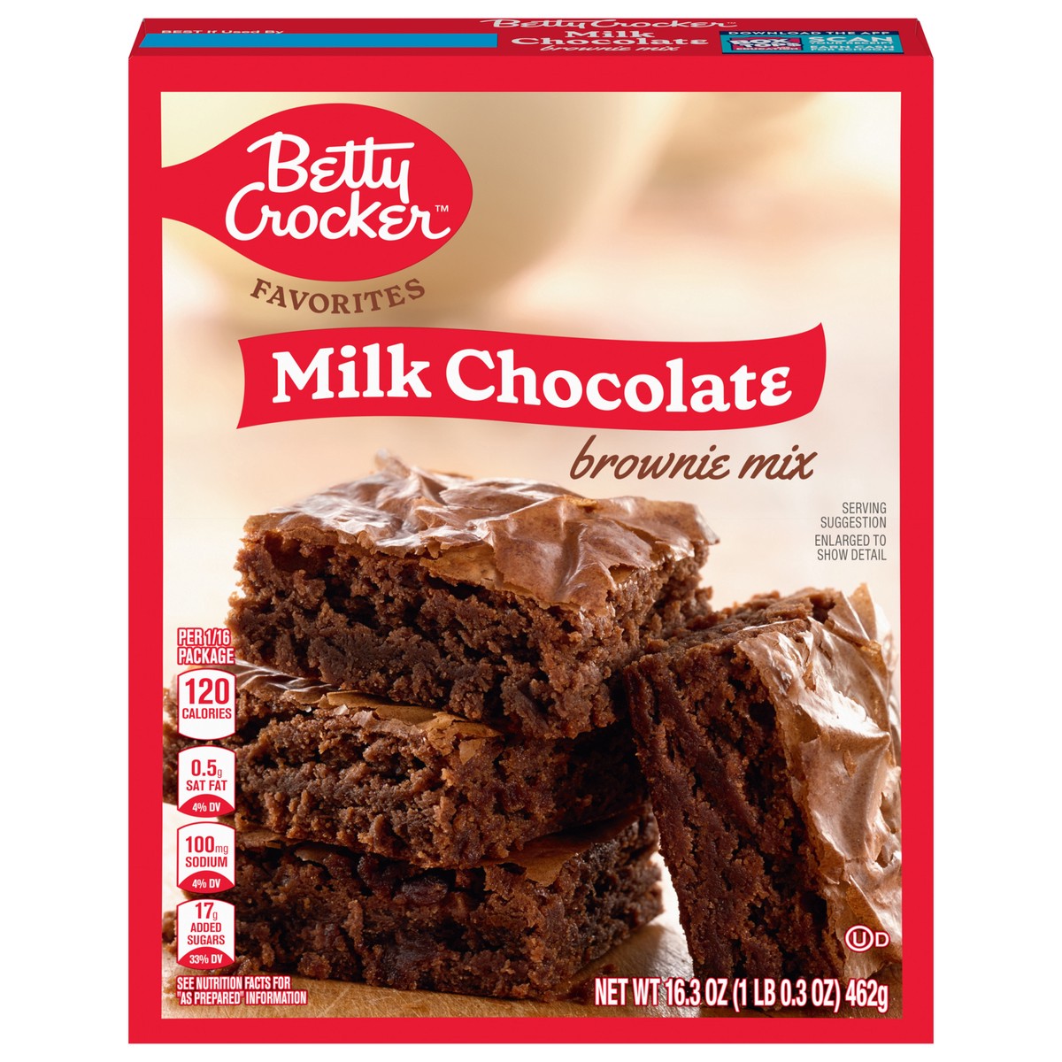 slide 1 of 9, Betty Crocker Favorites Milk Chocolate Brownie Mix, Holiday Baking, 16.3 oz, 16.3 oz