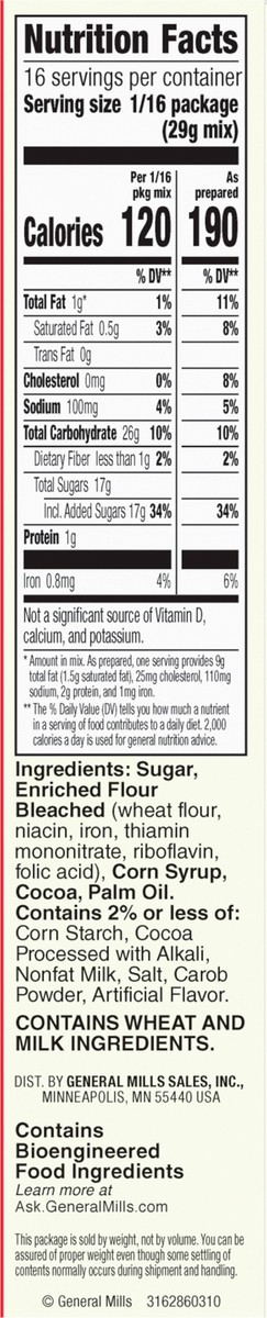 slide 5 of 9, Betty Crocker Favorites Milk Chocolate Brownie Mix Family Size, 16.3 oz, 16.3 oz