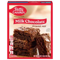 Betty Crocker Favorites Milk Chocolate Brownie Mix, Holiday Baking, 16.3 oz
