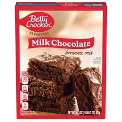 Betty Crocker Favorites Milk Chocolate Brownie Mix, Holiday Baking, 16.3 oz