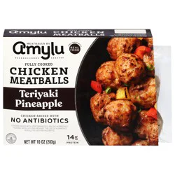 Amylu Foods Teriyaki Pineaaple Chicken Meatballs 10 oz