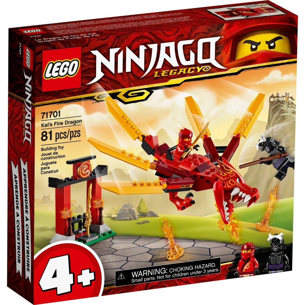 slide 7 of 7, LEGO NINJAGO Legacy Kai's Fire Dragon Building Kit 71701, 1 ct