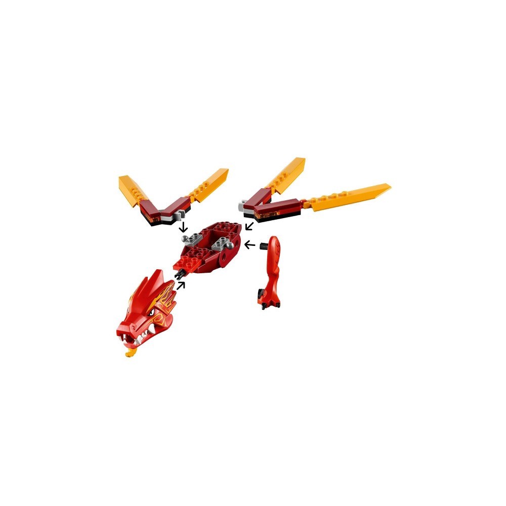 slide 4 of 7, LEGO NINJAGO Legacy Kai's Fire Dragon Building Kit 71701, 1 ct