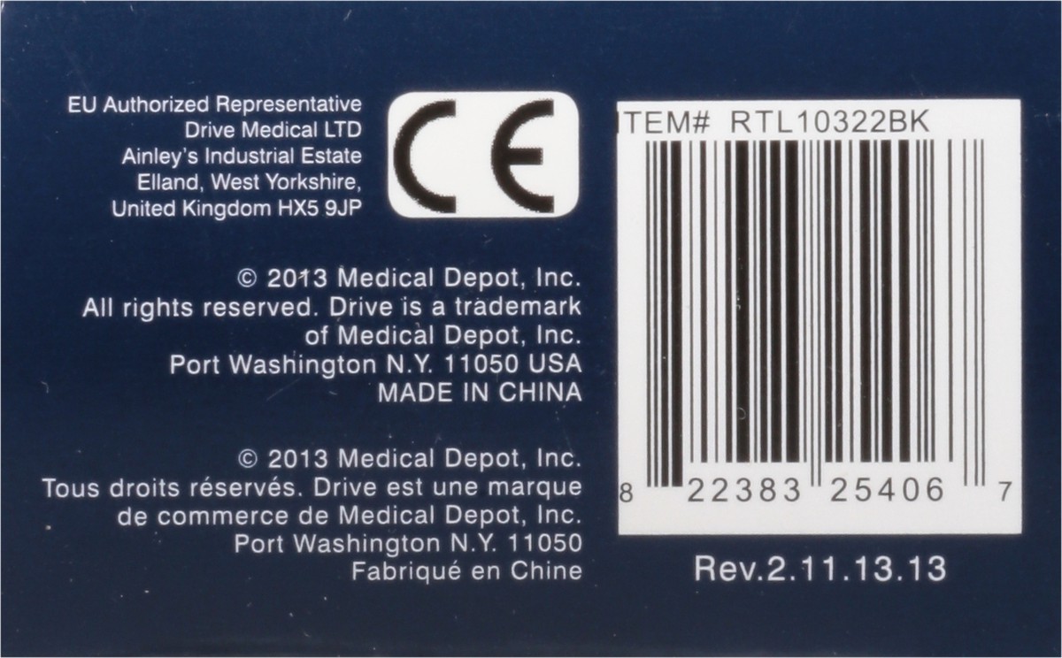 slide 3 of 9, Drive Mobility Black Cane Tips 1 pr, 