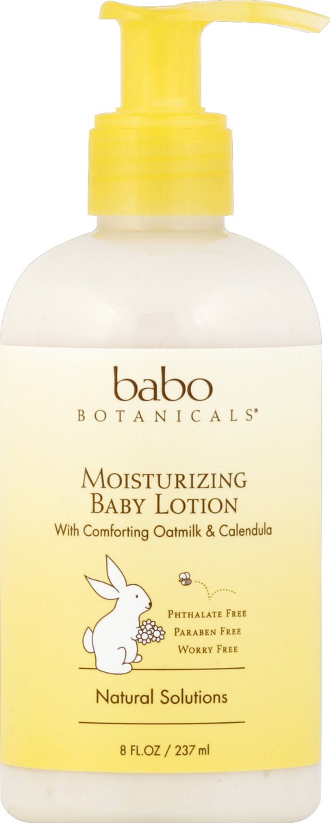 slide 1 of 1, babo Botanicals Baby Lotion 8 oz, 8 oz