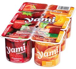 Yami Yogurt Yami Multi-Pack Peach Cream/Strawberry Cream