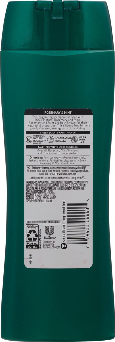 slide 10 of 11, Suave Shampoo Rosemary and Mint, 12.6 oz, 12.6 fl oz