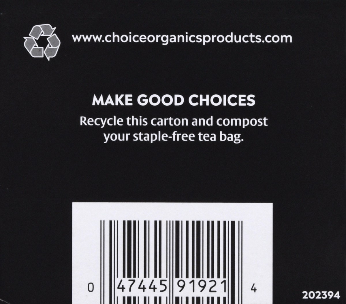 slide 5 of 9, Choice Organics Japanese Green Tea, Contains Caffeine, Green Tea Bags, 16 Count, 16 ct