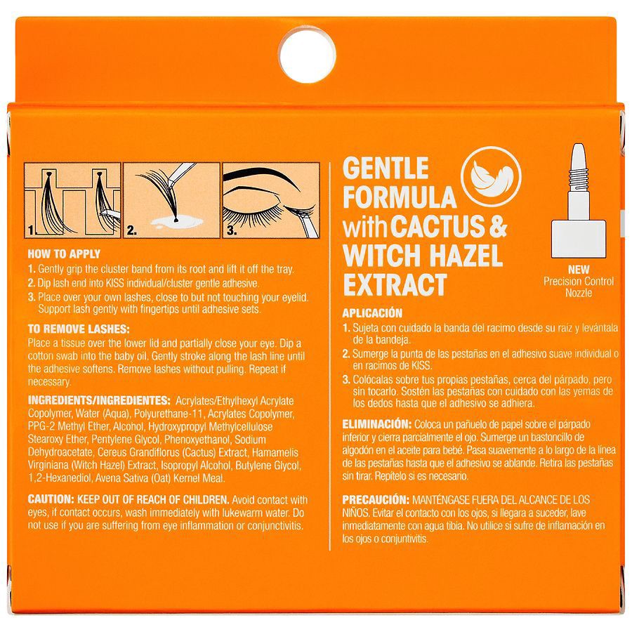 slide 2 of 5, Kiss Lc Individual Glue Clear, 1 ct