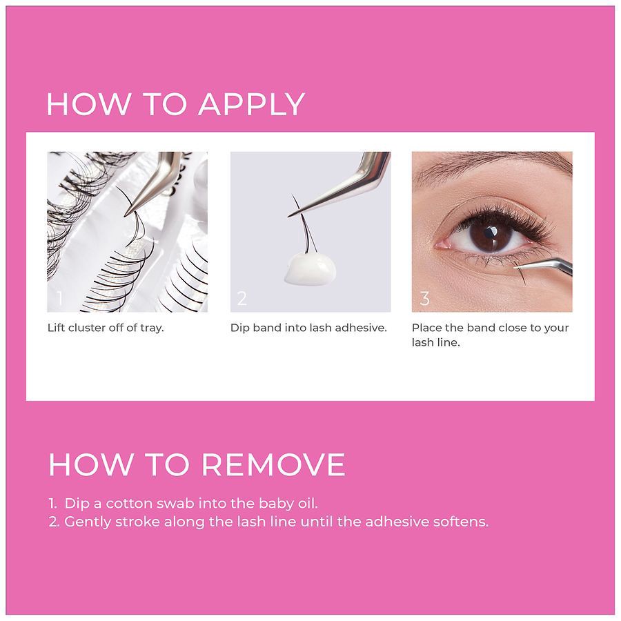 slide 3 of 5, Kiss Lc Individual Glue Clear, 1 ct