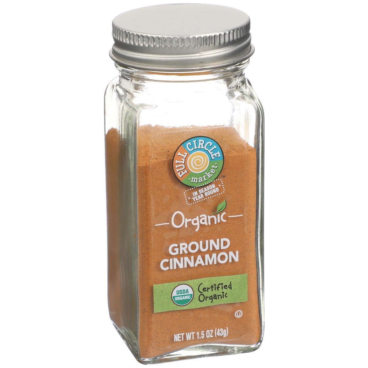 slide 9 of 9, Full Circle Market Ground Cinnamon, 1.5 oz