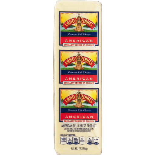 slide 1 of 4, Land O'Lakes 2% Milk American Cheese, per lb