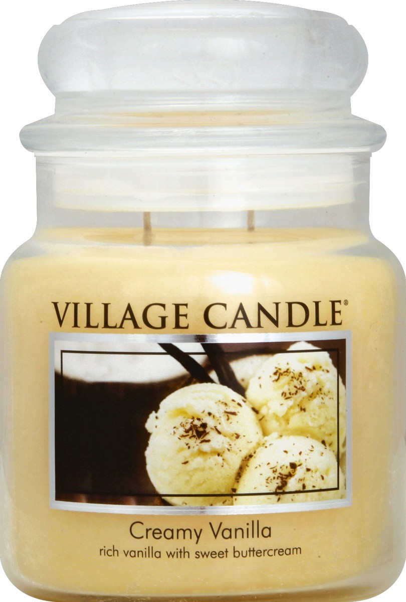 slide 2 of 2, Village Candle Creamy Vanilla Jar, 1 ct