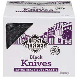 First Street Extra Heavy Duty Black Knives