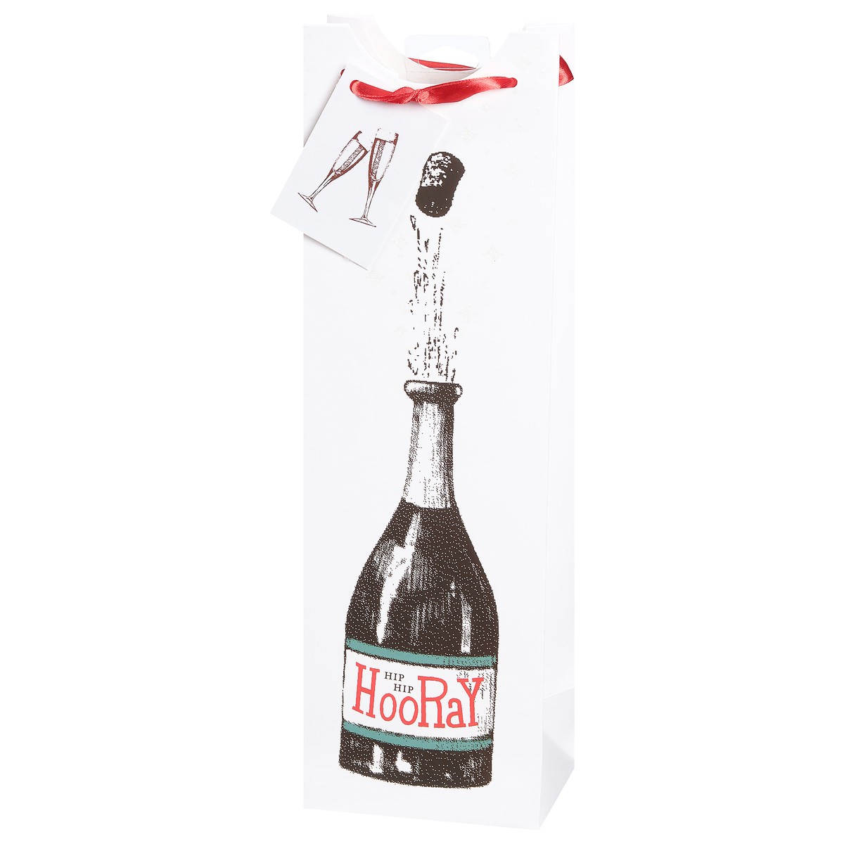 slide 6 of 9, Cakewalk Hip Hip Hooray Wine Bag 1 ea, single