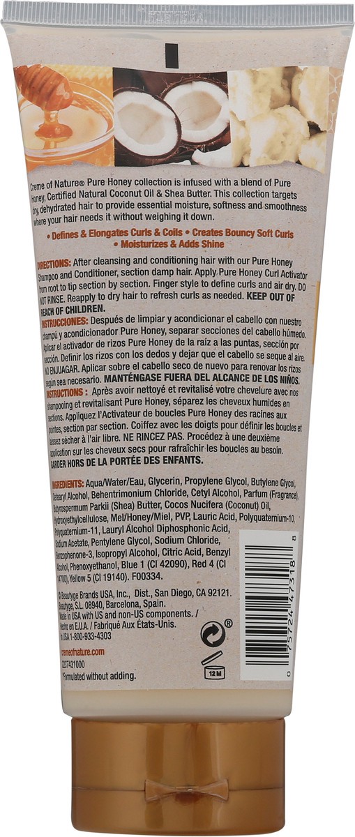 slide 2 of 11, Creme of Nature Pure Honey Curl Activator, 10.5 oz