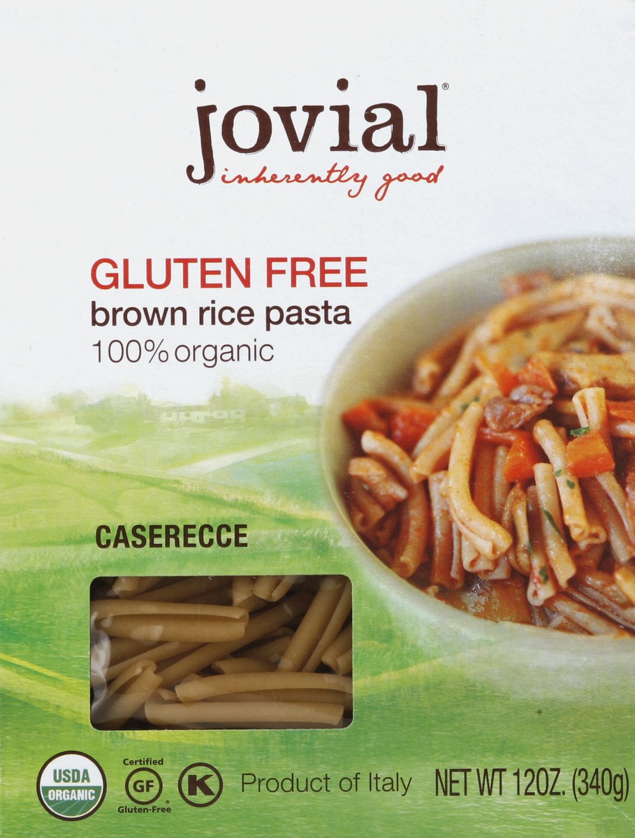 slide 4 of 4, Jovial Organic Brown Rice Pasta, 12 oz