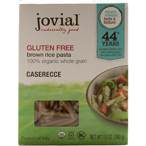 slide 1 of 4, Jovial Organic Brown Rice Pasta, 12 oz