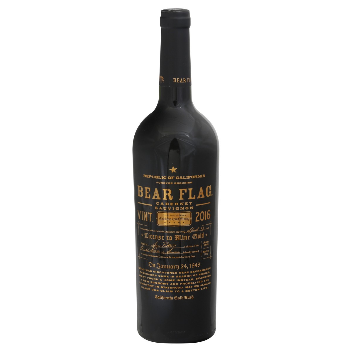 slide 3 of 7, Bear Flag Red Wine, 750 ml