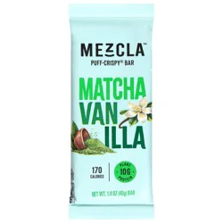 Mezcla Matcha Vanilla Puff-Crispy Bar 1.4 oz