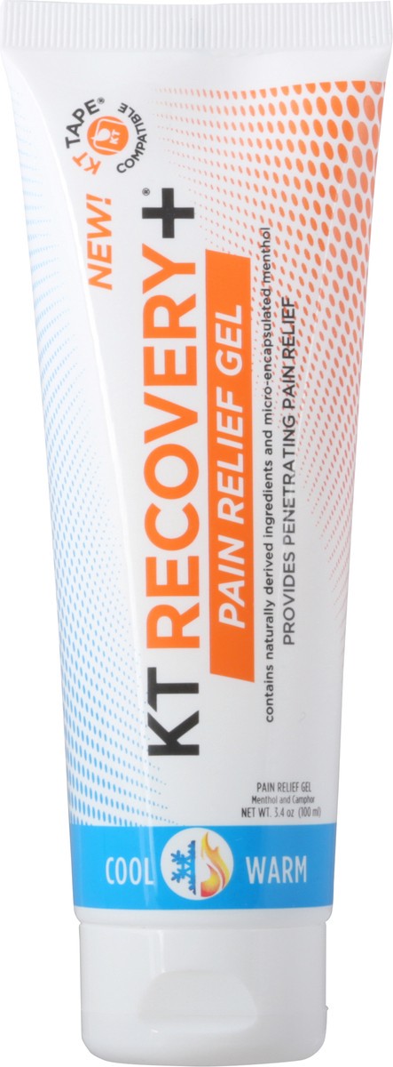 slide 1 of 13, KT Recovery+ Pain Relief Gel 3.4 oz, 3.4 oz