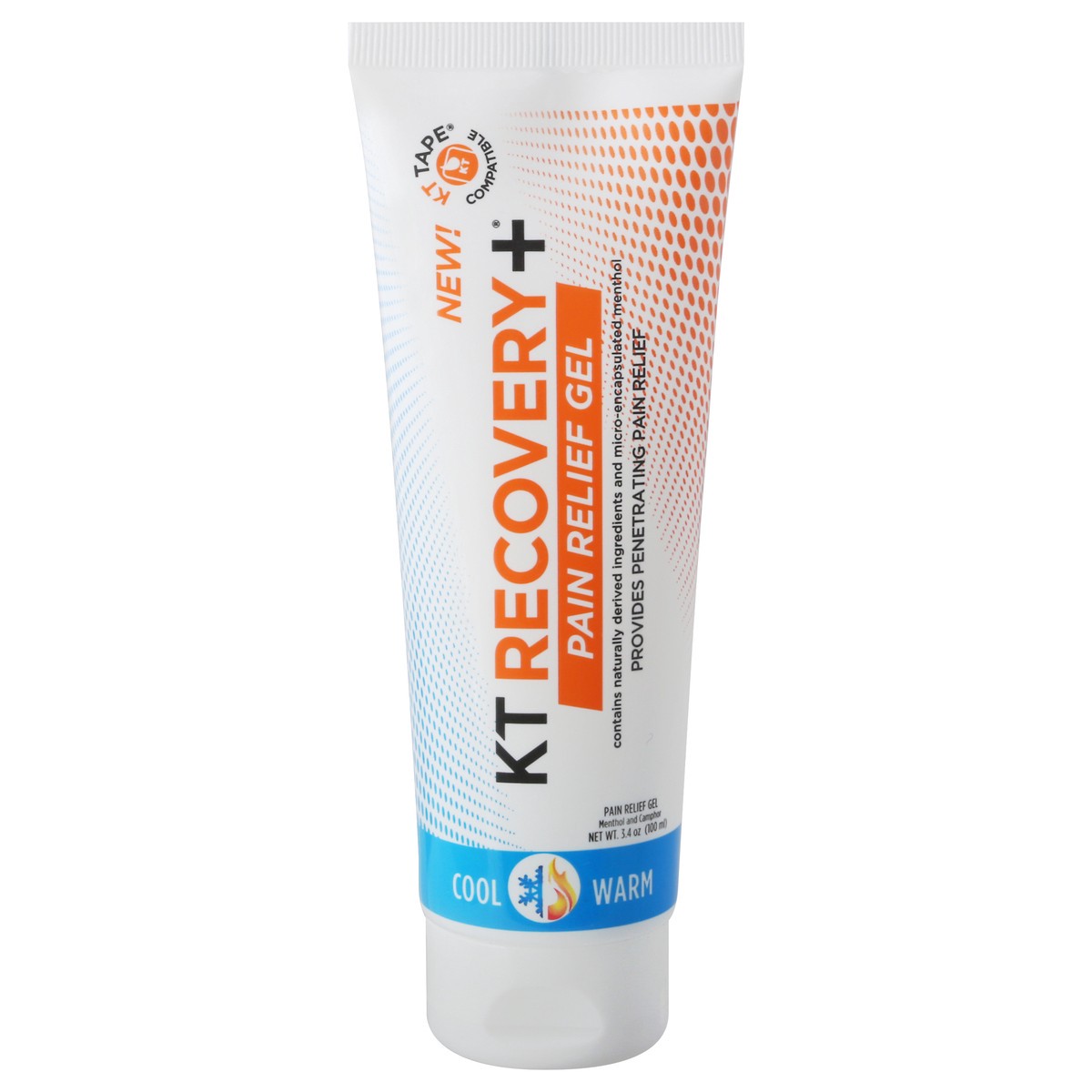 slide 6 of 13, KT Recovery+ Pain Relief Gel 3.4 oz, 3.4 oz