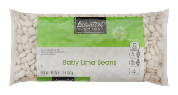 slide 1 of 1, Essential Everyday Dry Baby Lima Beans, 16 oz