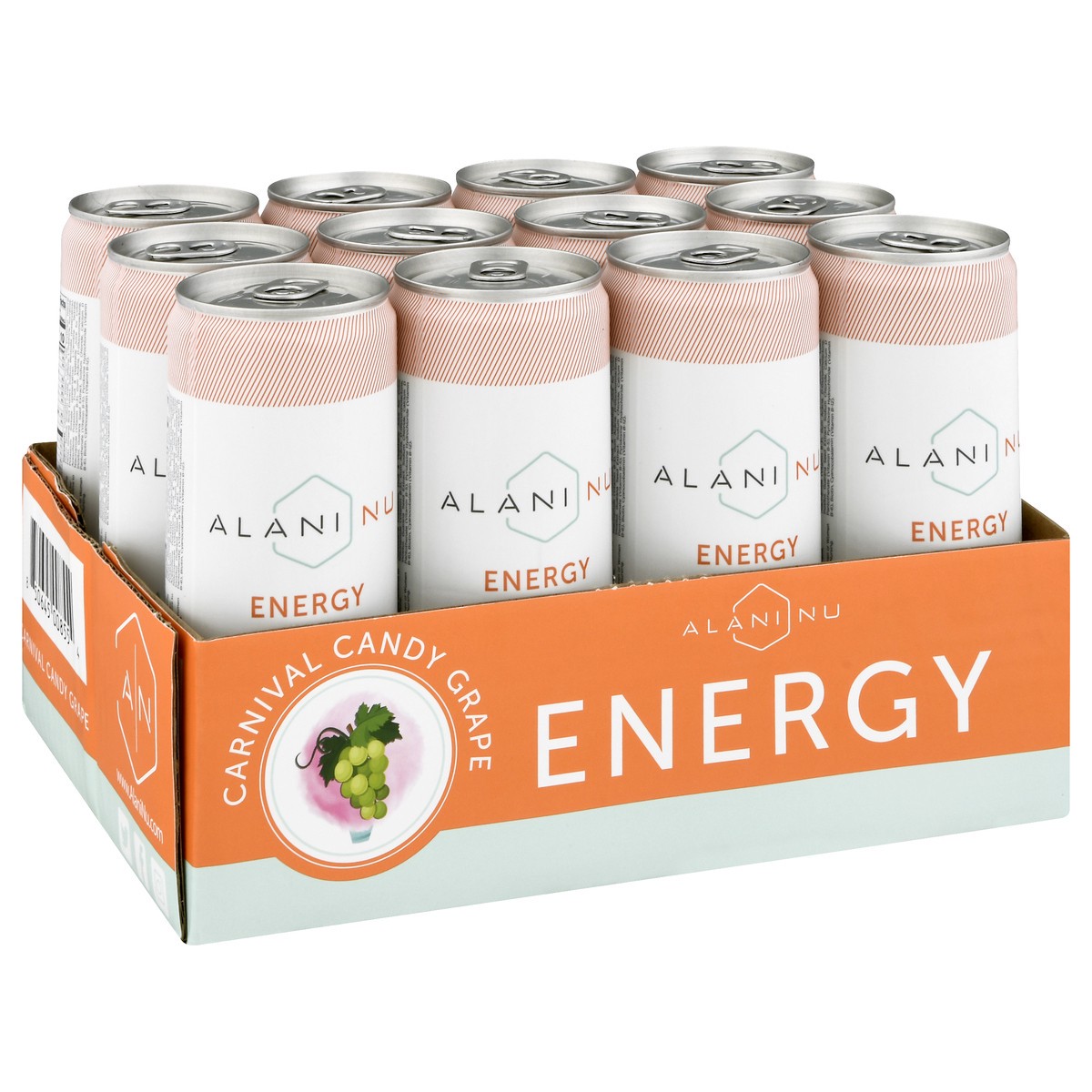 slide 13 of 13, Alani Nu 12 Pack Grape Carnival Candy Energy Drink 1 ea, 1 ct