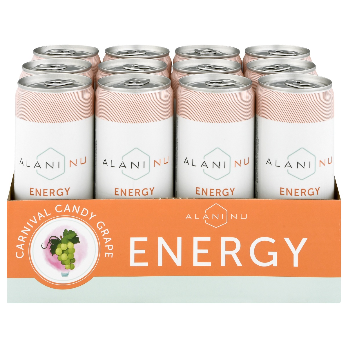 Alani Nu Energy Drink, Grape Carnival Candy, 12 Pack 1 ct Shipt