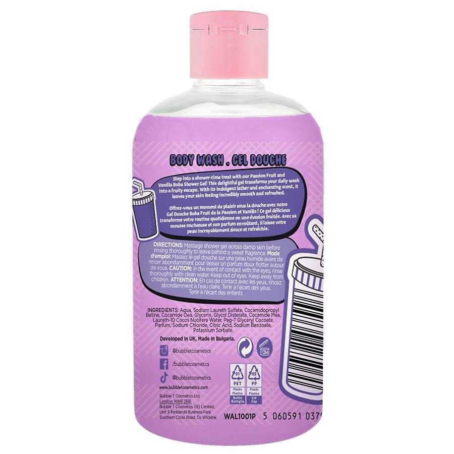 slide 2 of 2, Bubble T Passionfruit Body Wash 500 ml, 16.91 fl oz